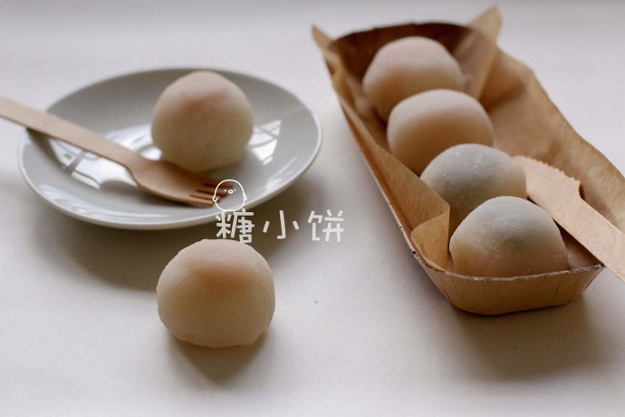 和果子系列【杏桃&西梅麻薯】基础求肥饼皮的做法