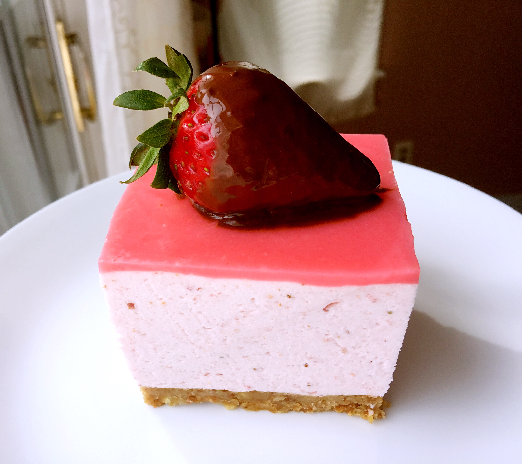 士多啤梨慕斯蛋糕的做法