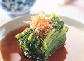 凉拌春菊的做法