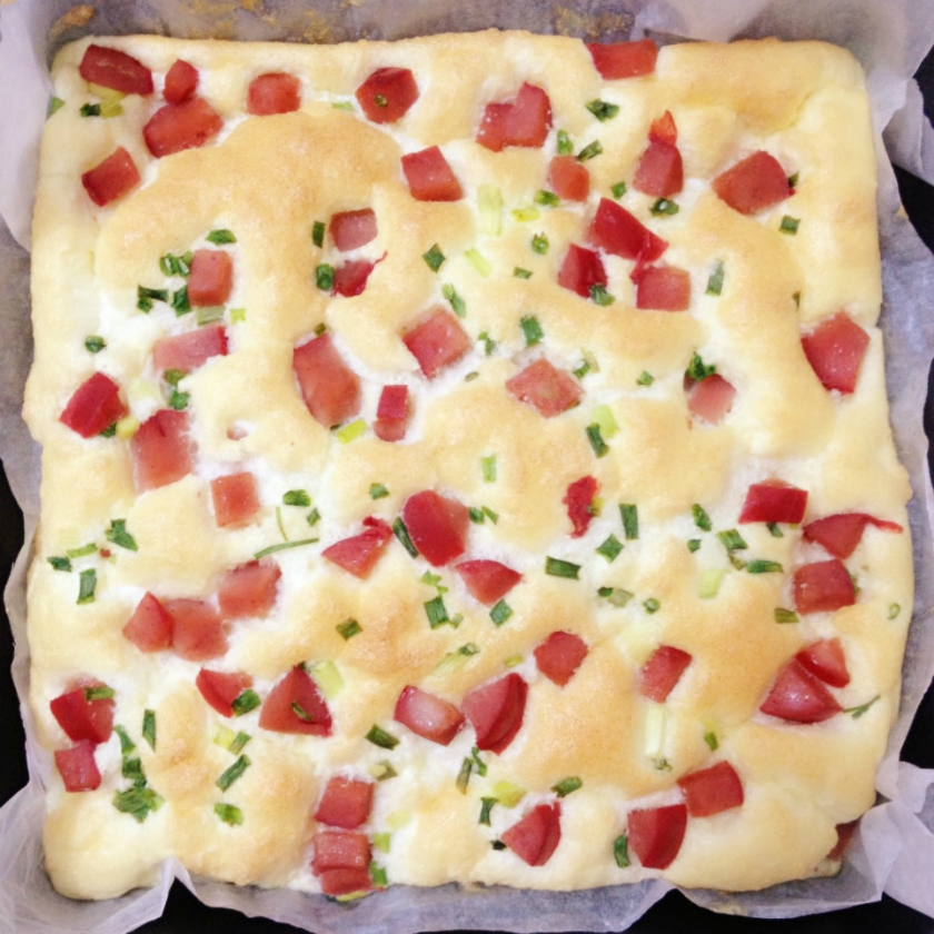 咸芝士火腿蛋糕的做法