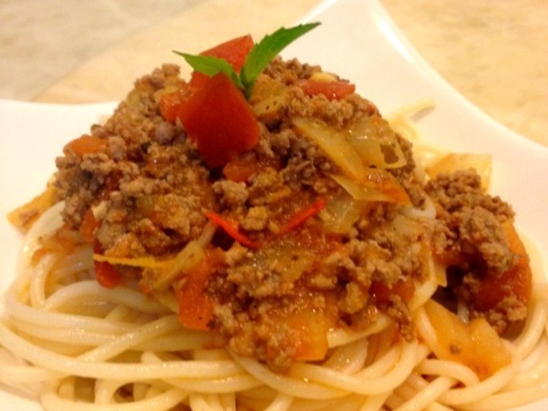 义大利肉酱面4人份的做法