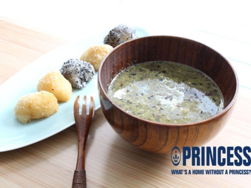 客家擂茶和麻糬的做法