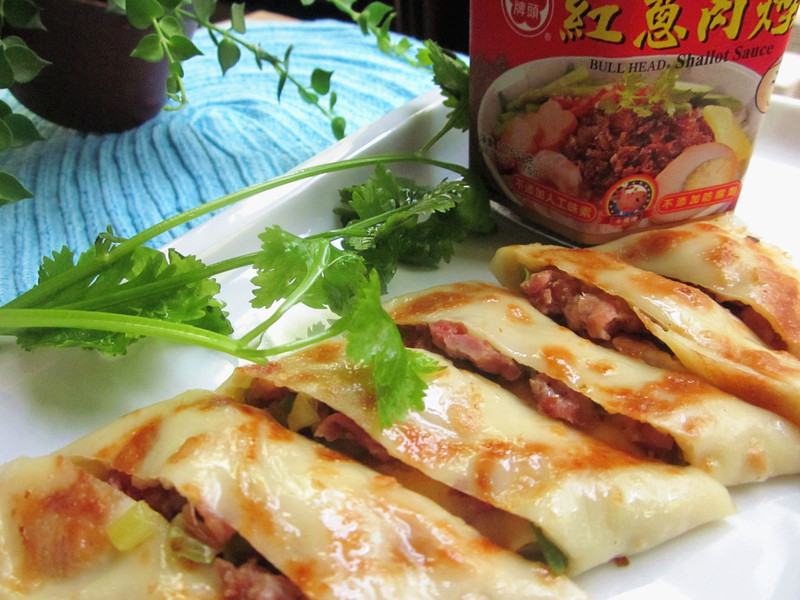 椒盐葱肉锅饼(快速免揉)的做法