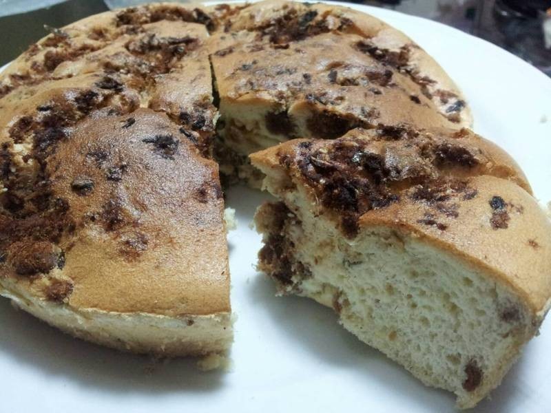 传统咸肉松烤蛋糕的做法