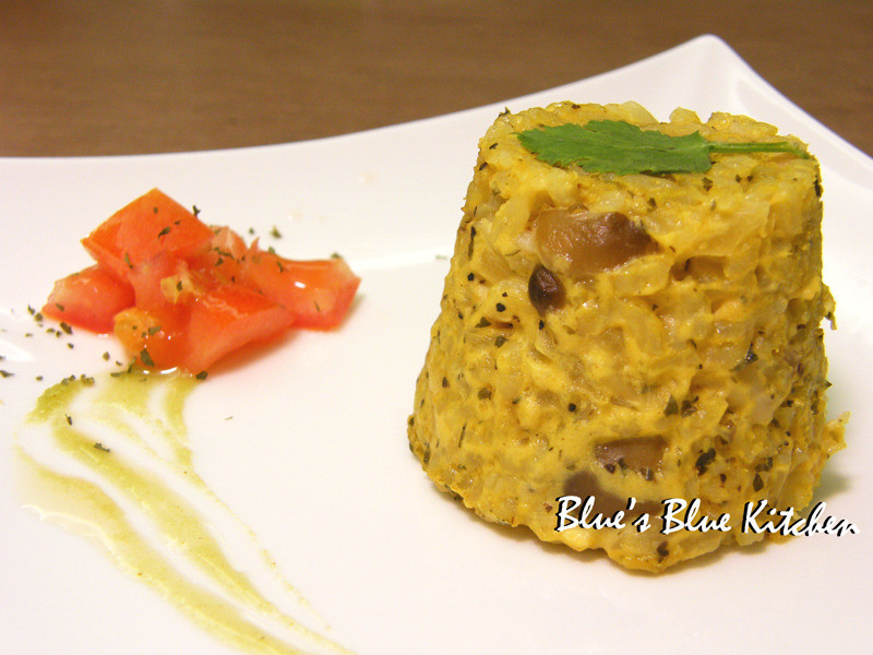 芥末非米糕的做法