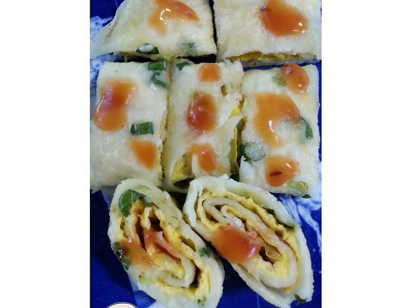 软软QQ葱蛋饼~的做法