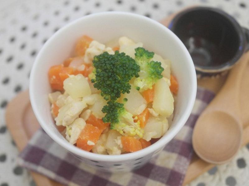 宝宝副食奶油炖鸡肉的做法