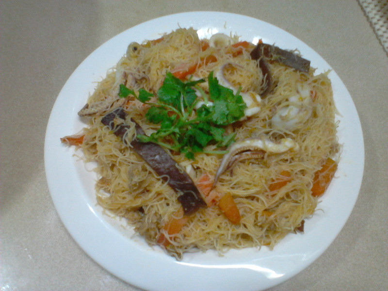 南瓜透抽米粉的做法