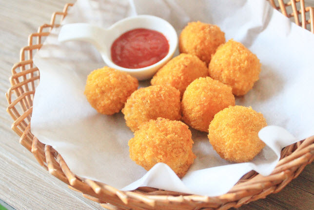 芝士鸡球的做法