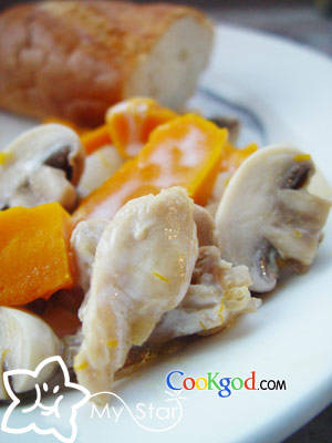 奶油南瓜鸡的做法