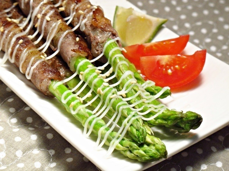 芦笋牛肉卷的做法