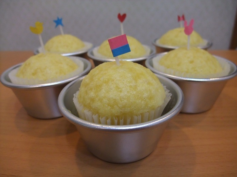 口感清爽的原味蒸蛋糕的做法