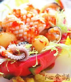 火龙果海鲜盒的做法