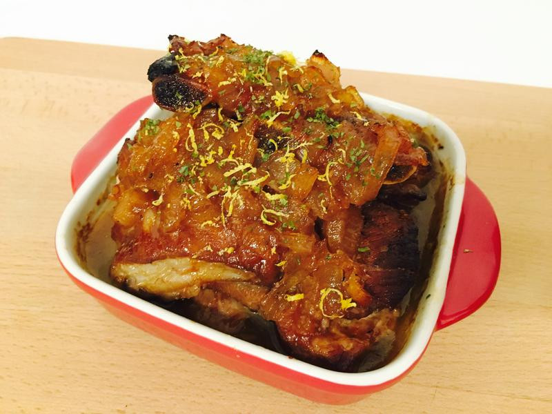 蜂蜜柠檬烤肋排的做法