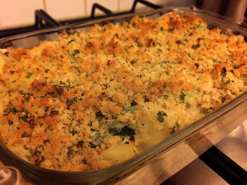 法式白酱鸡肉烤鲜蔬的做法