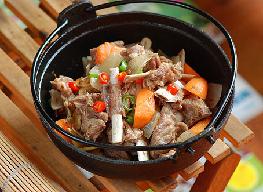 炕锅羊排的做法