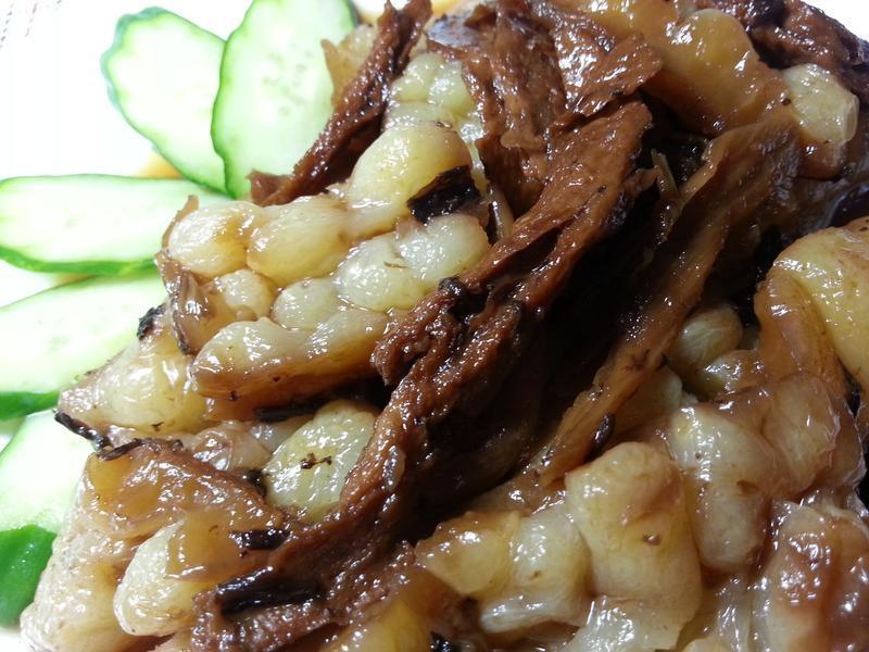 福菜皮丝烧苦瓜的做法