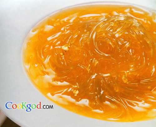 金箔红烧海虎翅的做法