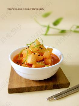 韩式腌萝卜的做法