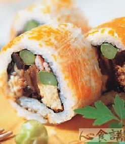 锦绣花寿司的做法