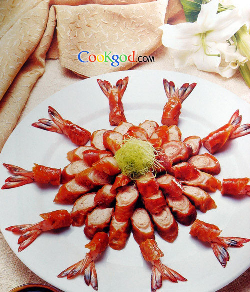 凤尾大肠的做法