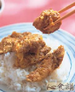 咖哩烤鸡肉饭的做法