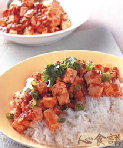 麻婆豆腐烩饭的做法