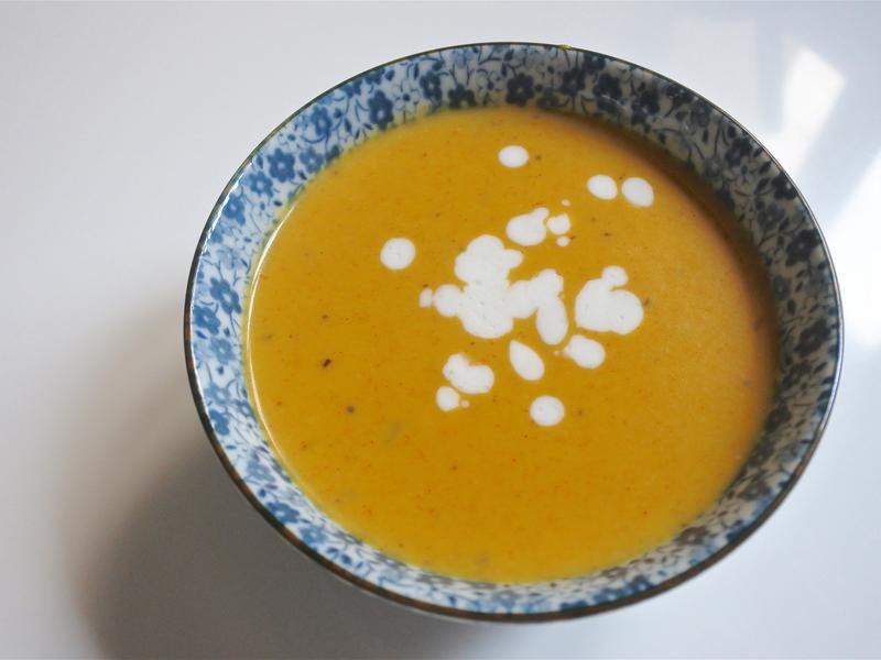 椰香南瓜浓汤的做法