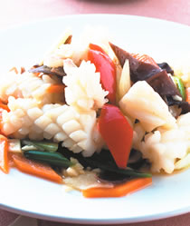 清炒花枝的做法