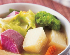 洋葱椰菜红萝卜土豆汤的做法