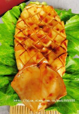 酱汁烤鱿鱼的做法