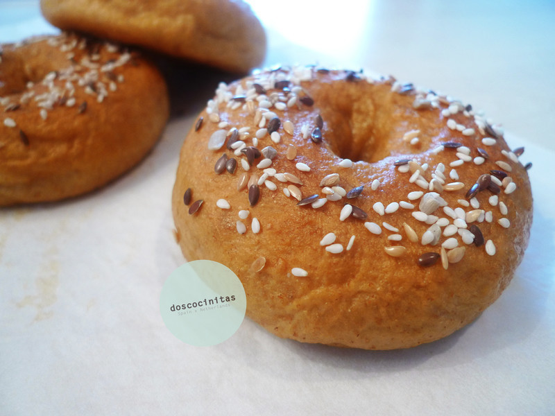 全麦蜂蜜贝果的做法