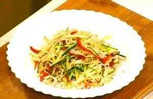 姜爆三丝的做法