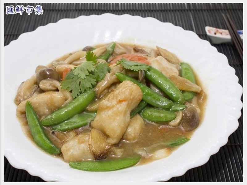 鱼片鲜蔬的做法