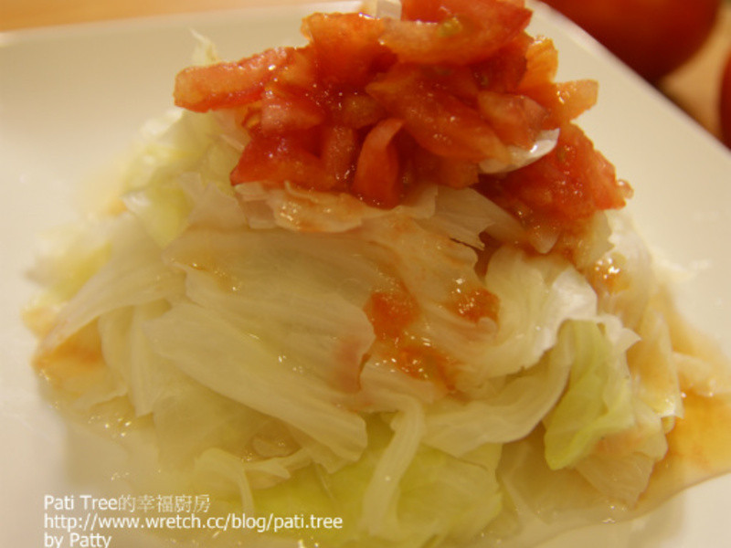 茄汁高丽菜的做法