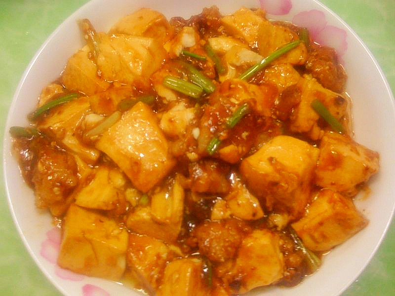 家常烧豆腐的做法