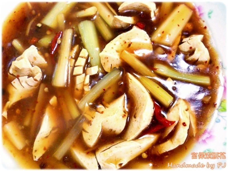 宫保素腰花的做法