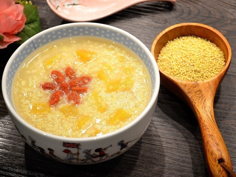 南瓜杞子小米粥的做法