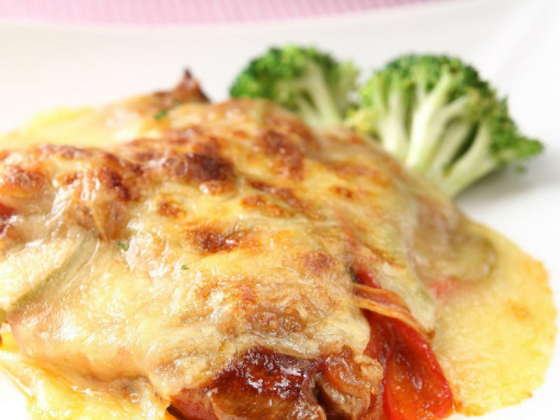 茄汁焗烤猪排的做法