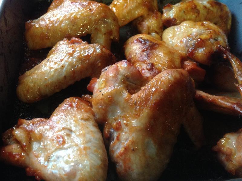 香辣蜂蜜蕃茄酱烤鸡翼?!!!的做法