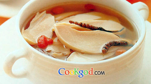 虫草枸杞鲍鱼汤的做法