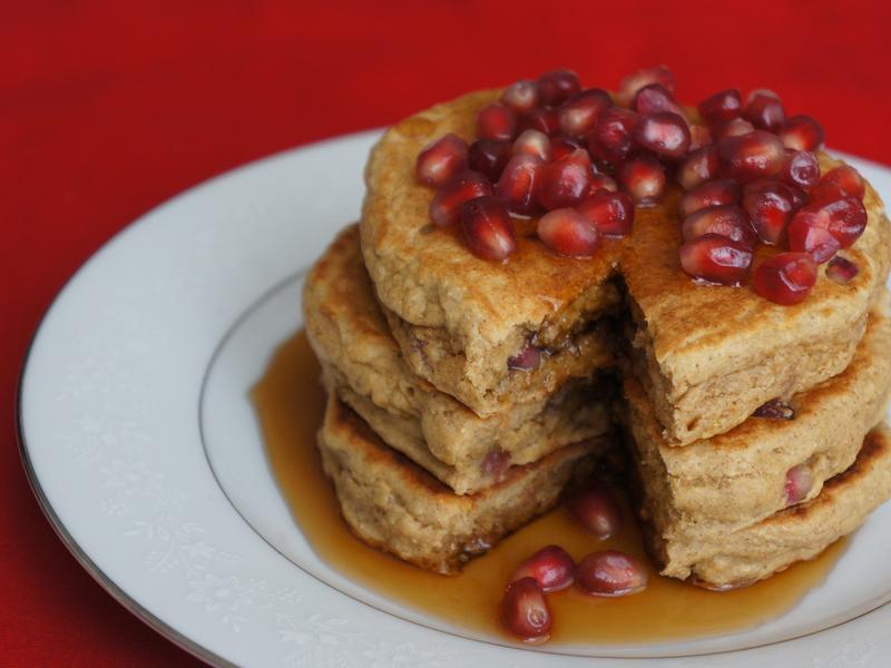 红石榴全麦美式松饼 厚实蓬松 无糖无油的做法