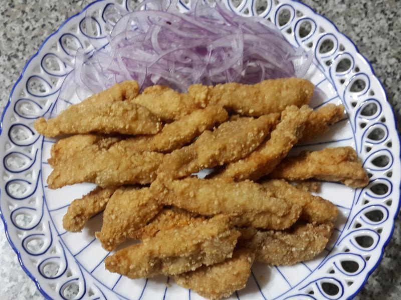 炸鸡柳条的做法