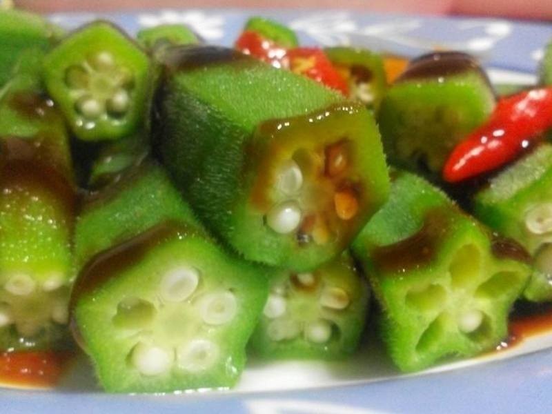 蚝油秋葵的做法