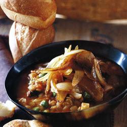 扁豆番茄焖香菇的做法