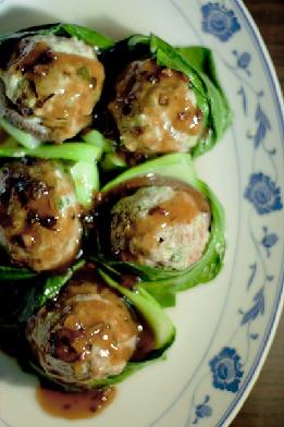 菇肉相连的做法