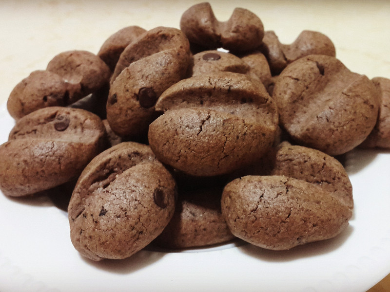 摩卡咖啡豆饼干的做法