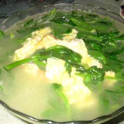 豌豆尖蛋汤的做法