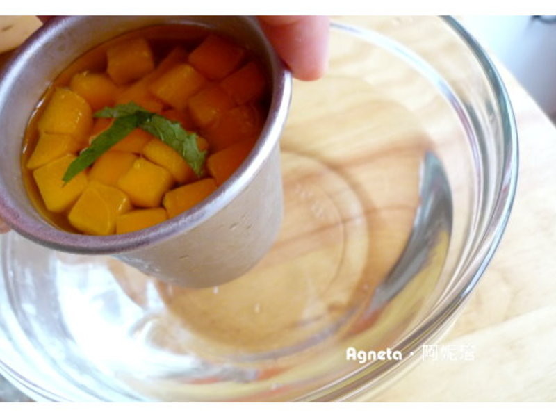 [������?Sweet] â����ƶ���Sake Jelly w/Fresh Mango��������