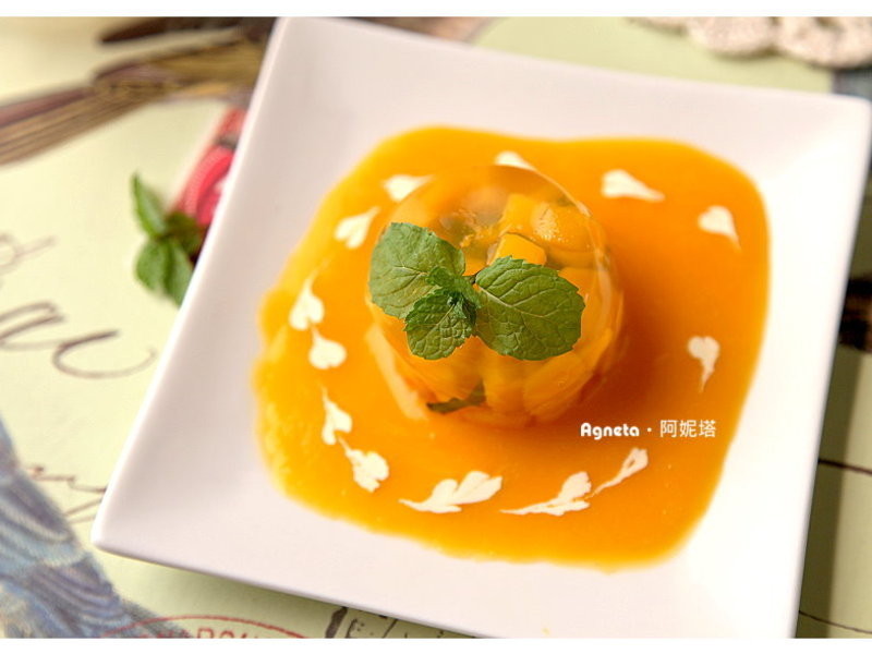 [������?Sweet] â����ƶ���Sake Jelly w/Fresh Mango��������